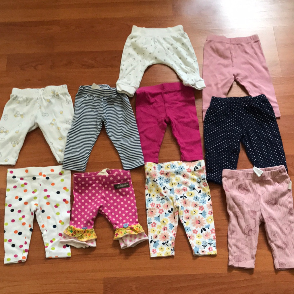Matilda Jane & Other Variety Of Brands Bundle Of Baby Leggings